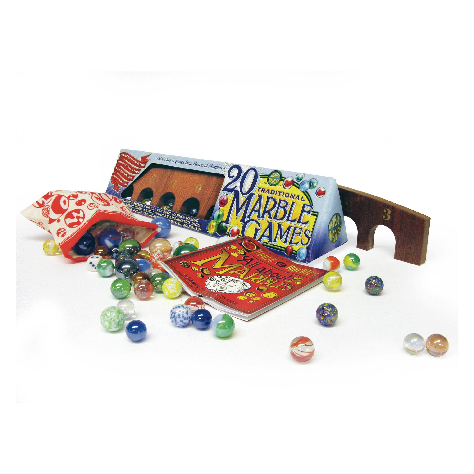 20 Traditional Marble Games Pack